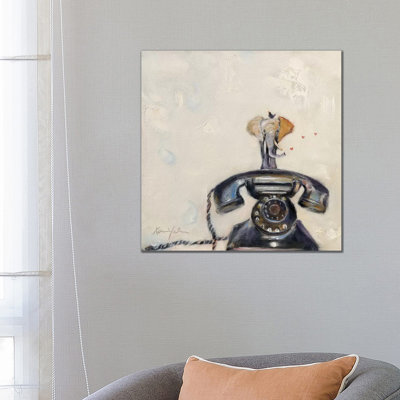 « Telephant » par Karen Weber, reproduction d’art