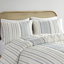 King/ King Printed Cotton Duvet Cover - Chenille , Geometric Patterns, No Chemicals With Multicolor, 4 Corner Ties, Warm And Soft Bedding