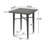 Hartwick Round Metal Outdoor Bar Table , 32.5'' in. W 32.5'' in. D