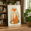 Fox and Botanicals Modern - Wrapped Canvas-1052010089-1052010095