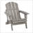 Oversize Embossed Wooden Outdoor Folding Adirondack Chair With Pre-Assembled Backrest And Seatboard, For Garden, Backyard, Porch, Pool Deck, And Firepit-1575005762