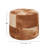  Alīna Leather Handmade Cowhide Living Room Stool with Patchwork Pattern-32235770