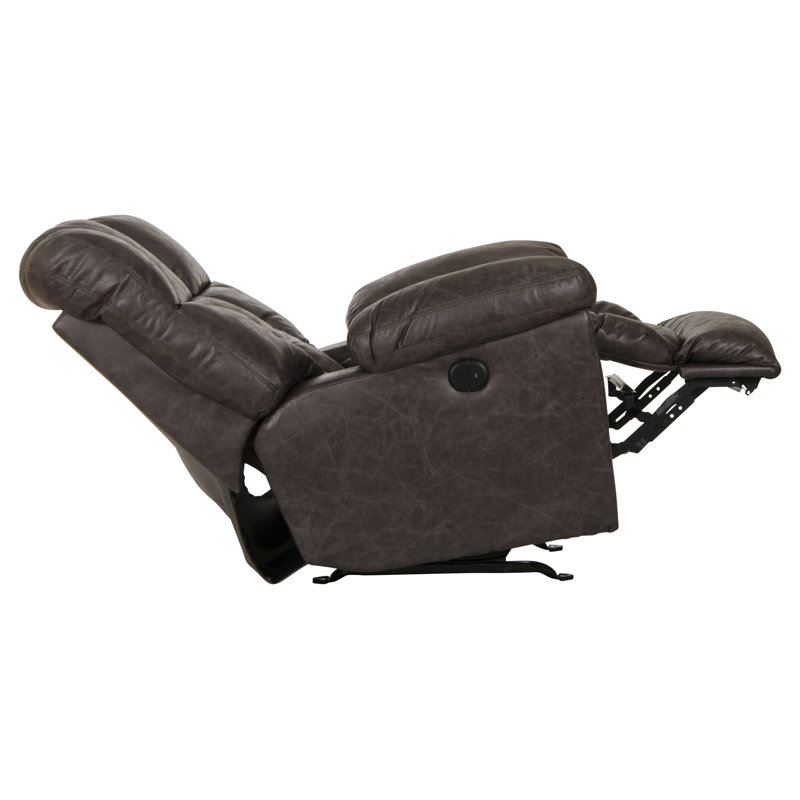 Fae Upholstered Recliner, Graphite, Power
