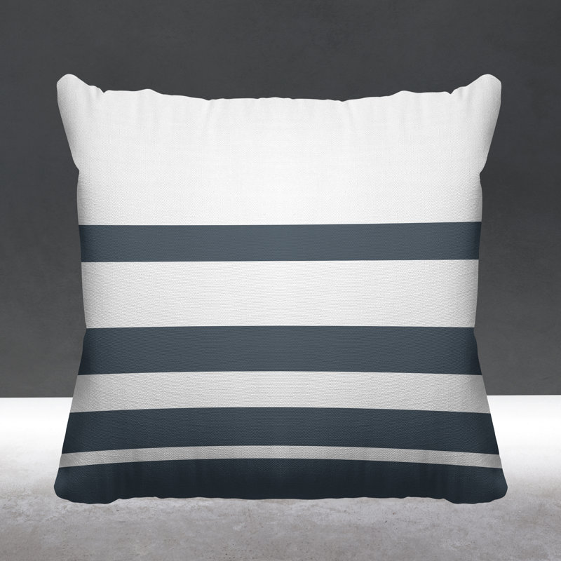 Coussin décoratif intérieur / extérieur Tanner, L 17 po x H 17 po, gris
