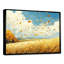 Blue Windy Prairie Leaves - feuilles, art mural-1506523808-1506523811-1466671500