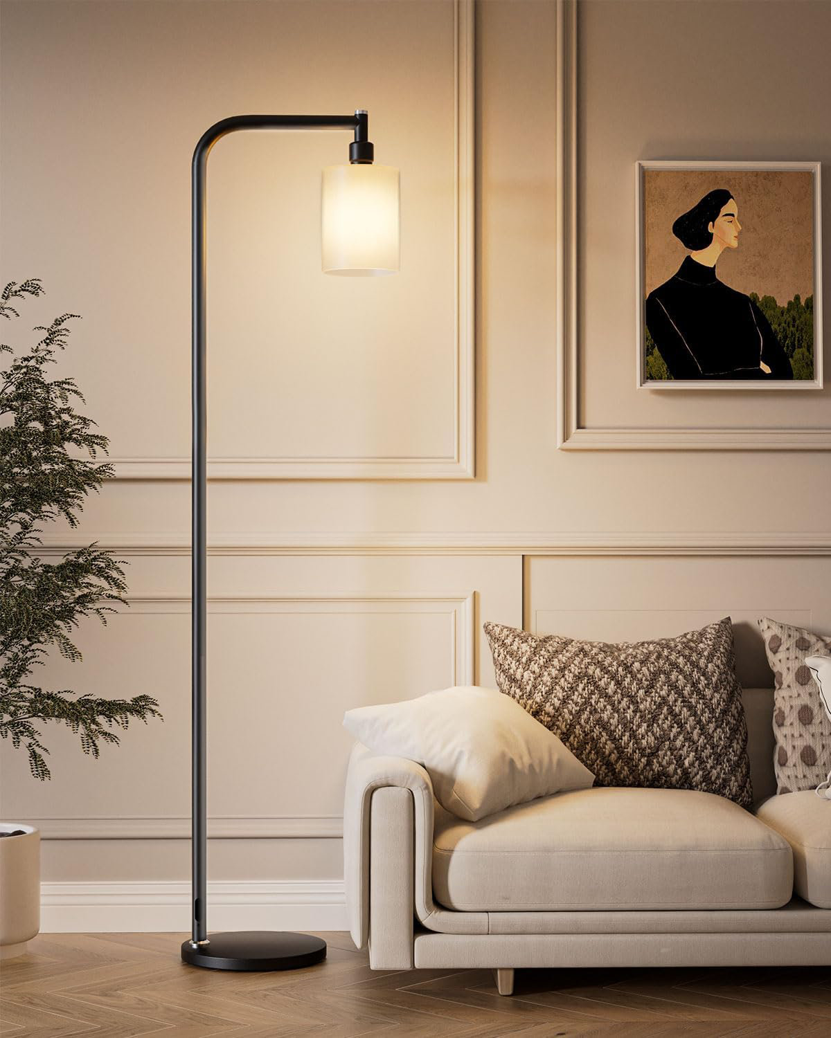 Black Modern Farmhouse Floor Lamp Ideas
