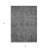 3' X 5' Charcoal And Silver Floral Washable Indoor Outdoor Area Rug