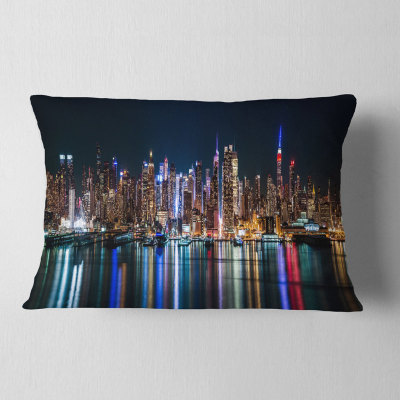 Coussin lombaire de nuit new york midtown night