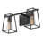 2-Light Open Cage Bath Vanity Fixture