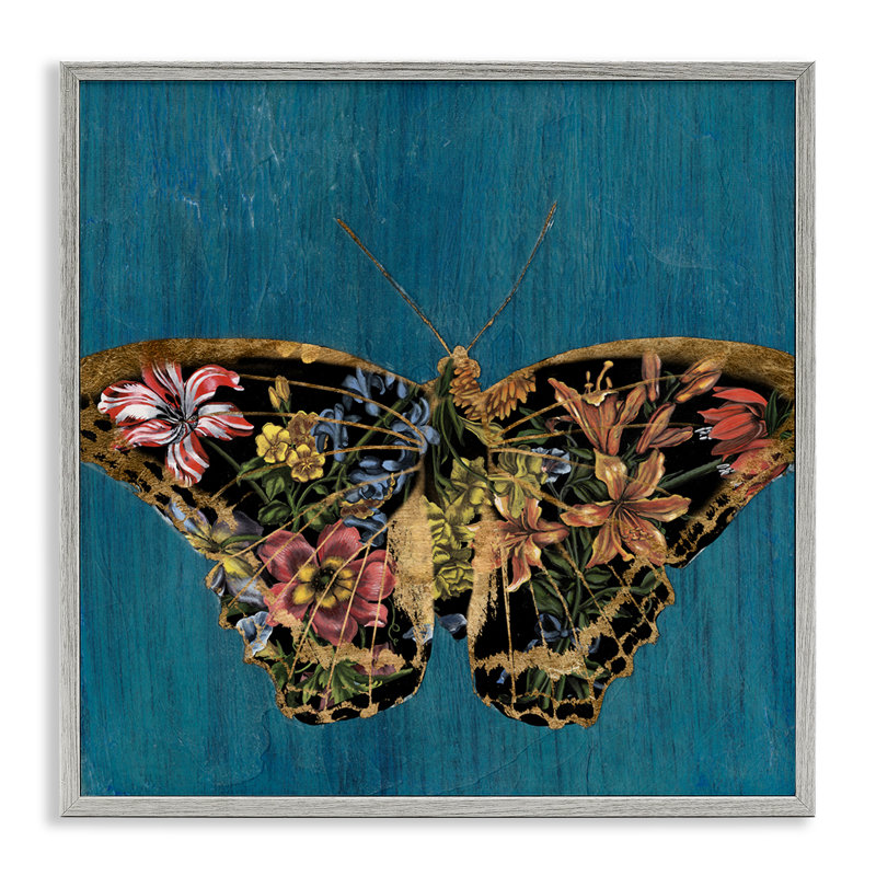 «Lily» Butterfly, impression numérique sur toile par Naomi McCavitt, Estampe numérique Farmhouse, H 24 po x l 24 po