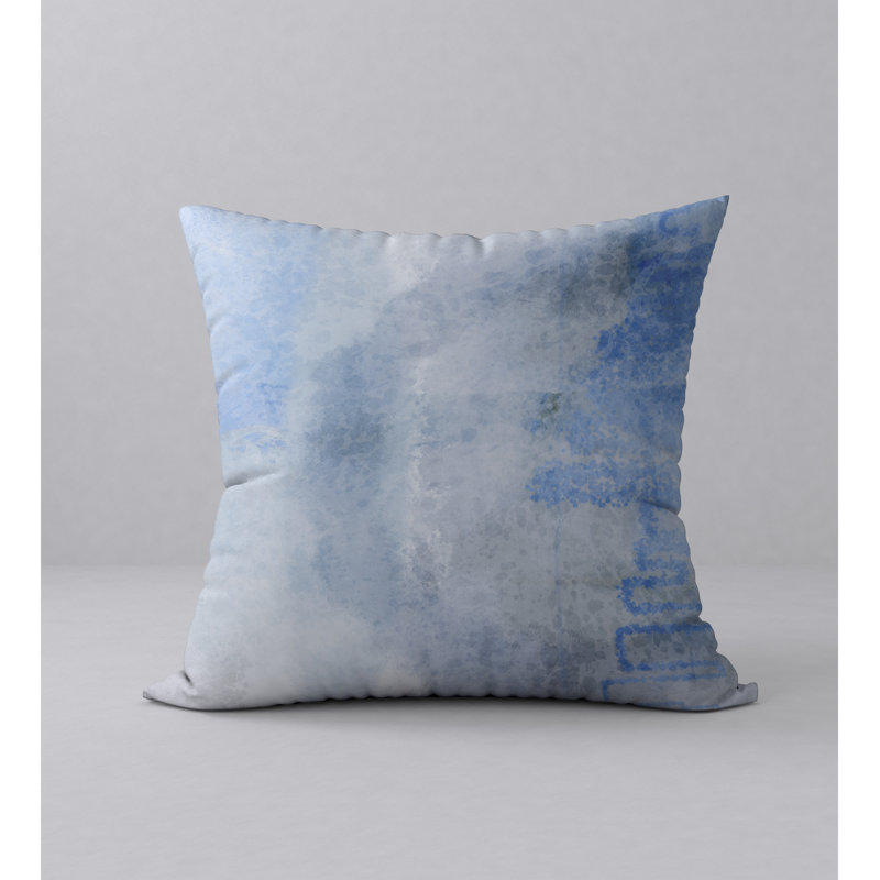 Abstract Throw Pillow, 24" H x 24" W