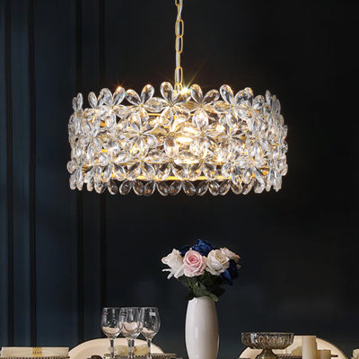 Lustres en cristal à 3 lumières Alissya