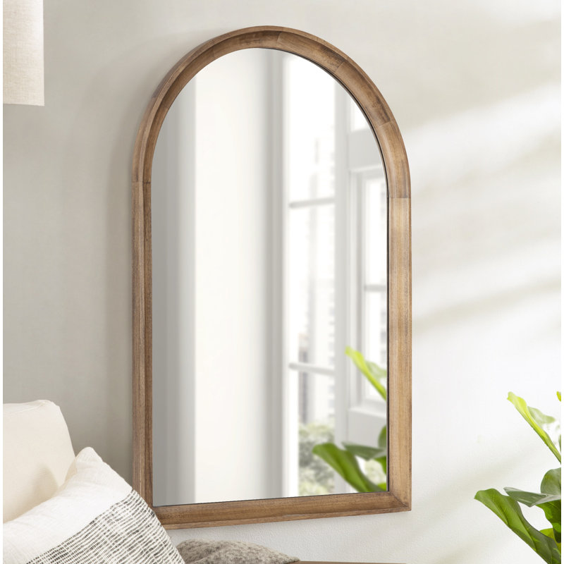 Branwell Wood Mirror, Rustic Brown, 36" x 24"