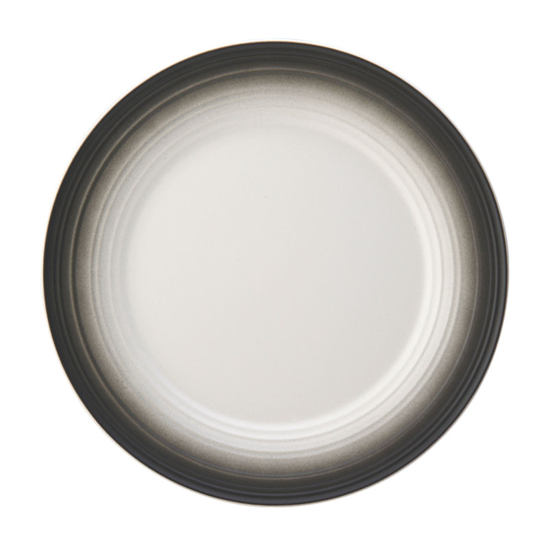 Mikasa Swirl 4-Piece Place Setting, Service for 1, Ombre Graphite