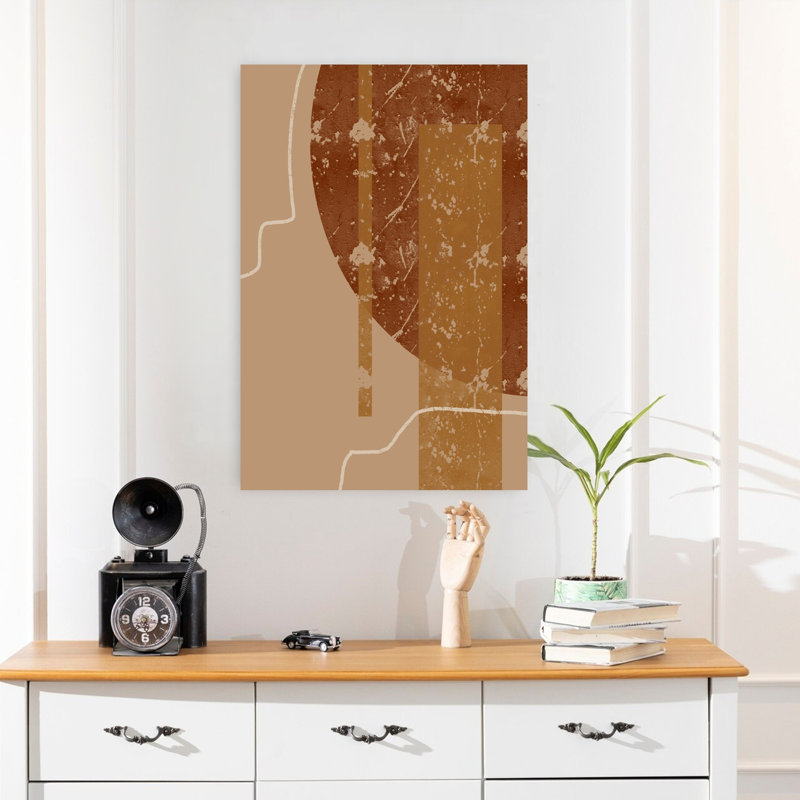 Art contemporain, art contemporain abstrait, H 24 po x l 16 po