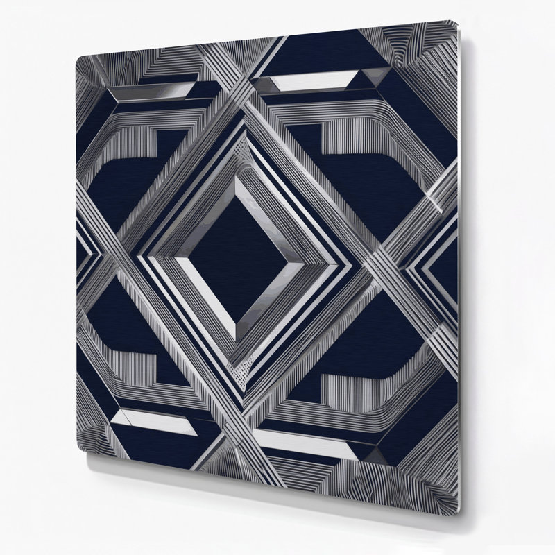 Art mural gris Op Op 77