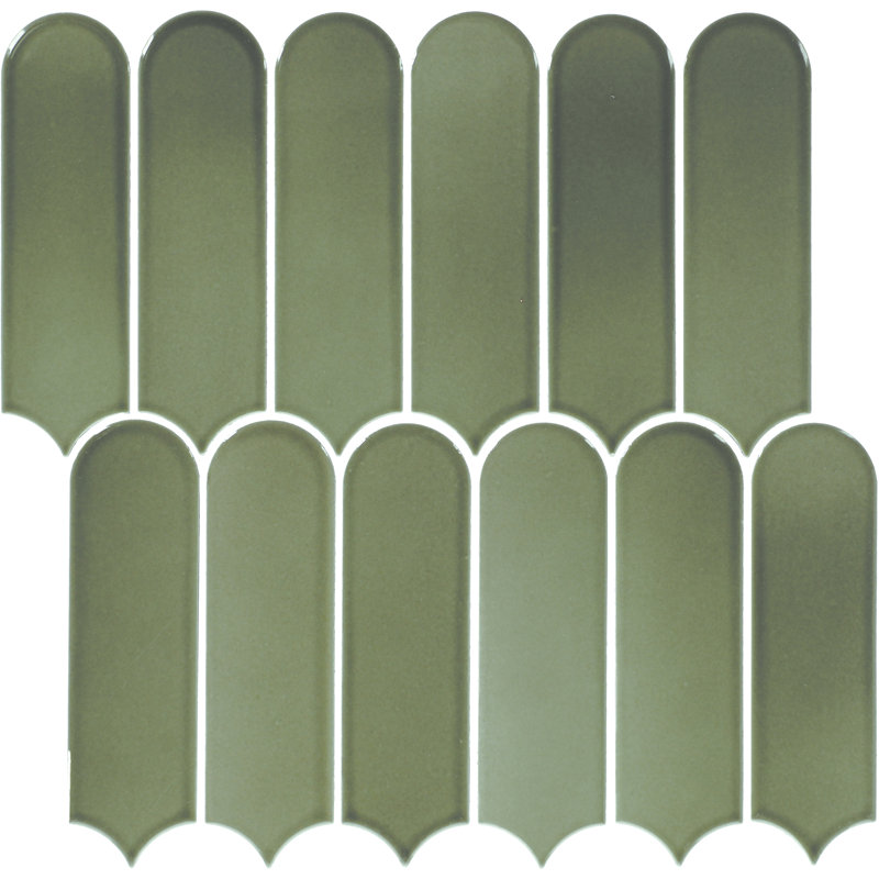 Daltile Artefino Vintage 2 x 6 écailles de poisson mosaïque (10 pièces par pied carré) (10,00 pieds carrés par carton)