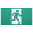 Running Man Green Combo Exit Sign/Emergency Light - 120/347V - 2HR Backup - Single/Dual Face - Universal Mounting - Wet Location - Low Temperature - Remote-Capable