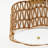 13.6''(W) Boho 3 - Light Semi Flush Mount Ceiling Light