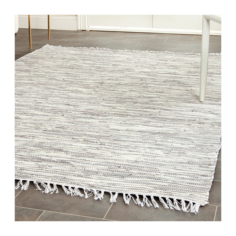 Tapis ikat en coton tissé à la main Utica, Rectangle 10 pi x 14 pi