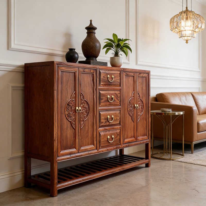 Buffet de cuisine classique, Brun