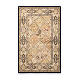 Classic One-of-a-Kind 2'8" X 4'1" Hand Knotted Area Rug