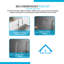 Évier de buanderie en acier inoxydable avec drain encastré ou sur comptoir KBFmore KLA01 / 23/30-87479371-87479372