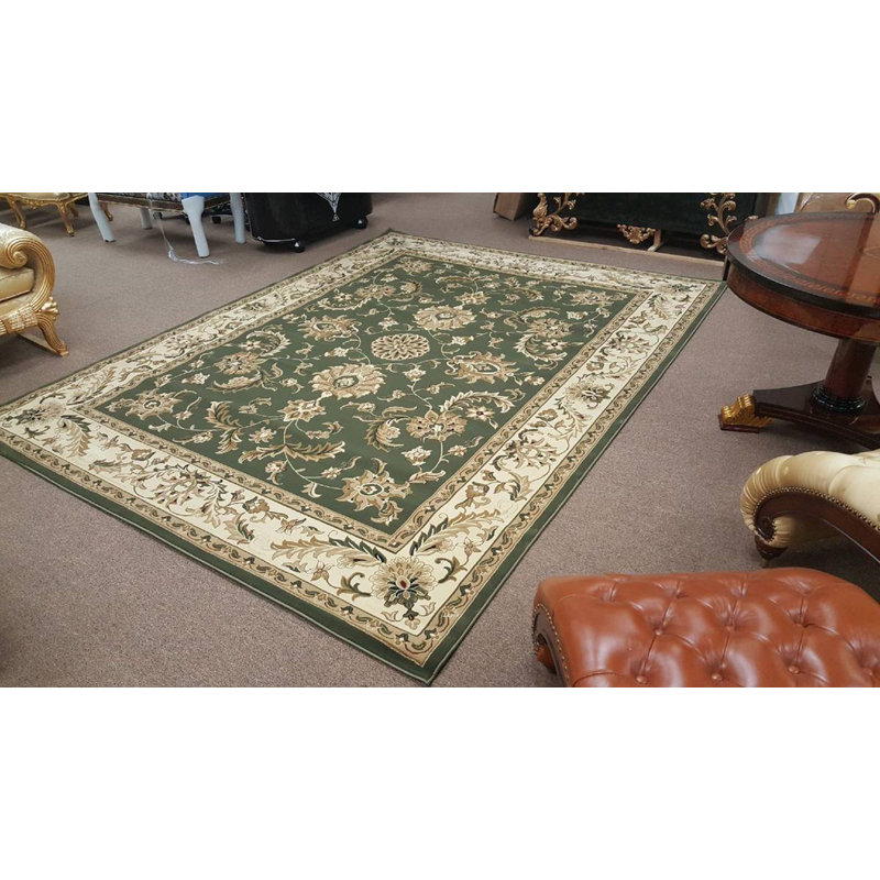 Infinity Oriental Area Rug in Sage Green