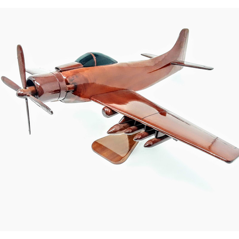 Modèle Vanturi en bois AH-1 Skyraider