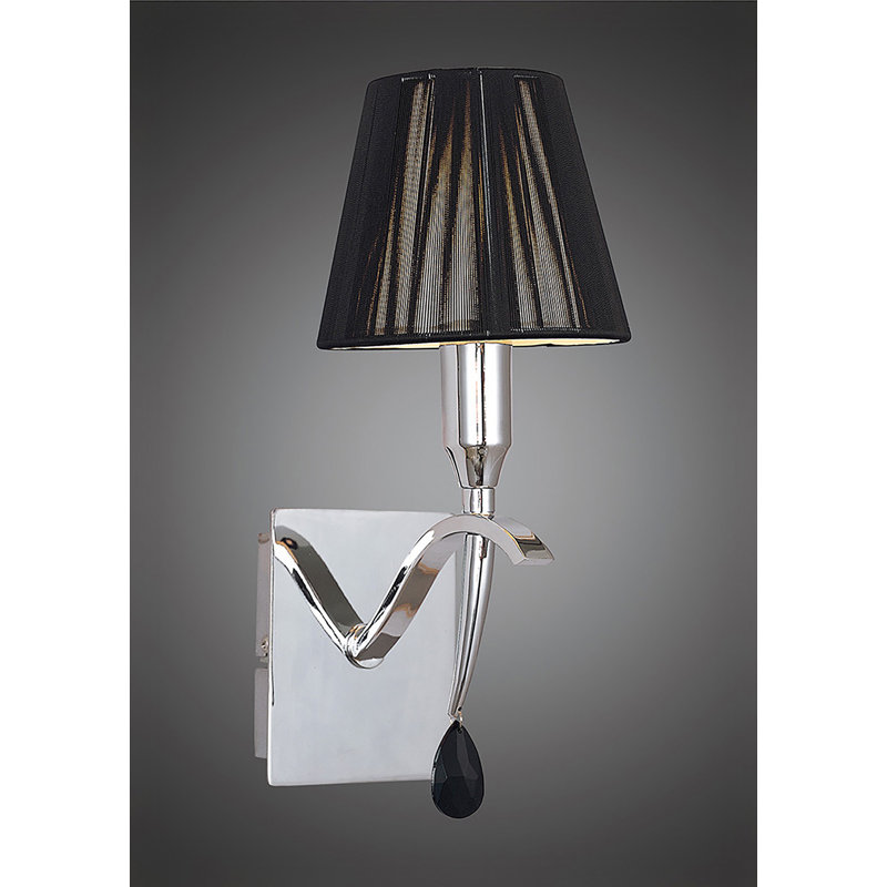Yuri Armed Sconce, Antique Brass, Yellow, Yes