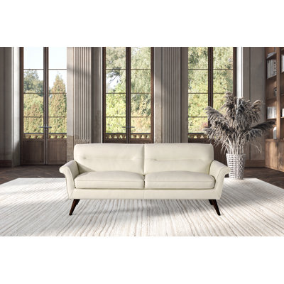 Amber Luxe 83" Leather Sofa