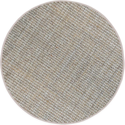 Orlee Premium Handwoven Natural Fiber Area Jute & Wool Rug