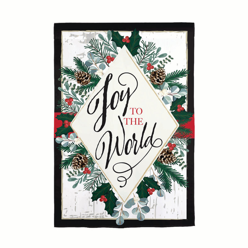 Drapeau de jardin Joy to the World