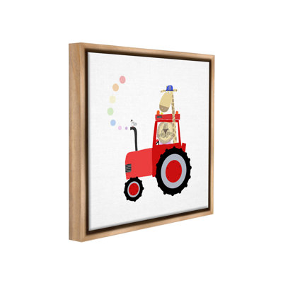 " Animals Riding Tractor " by Carla Daly
