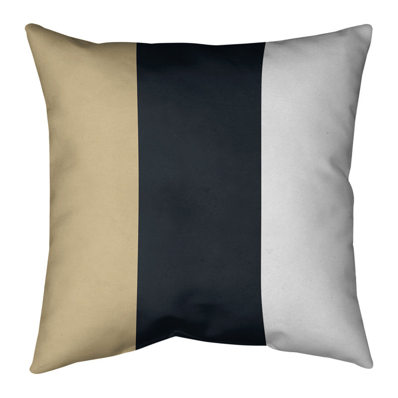 Housse de coussin , 14 po x 14 po, Noir, Simili daim