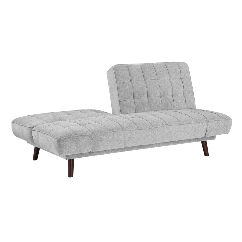 Meiah Convertible Sofa, Silver Gray