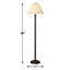 Lampe sur pied 60 po Hammertone
