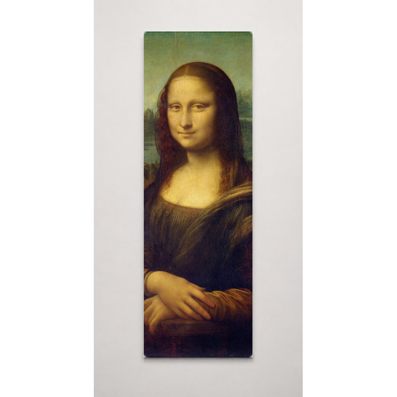 Mona Lisa (vers 1503-1519) - Art mural sur toile haute, 48" W x 16" H