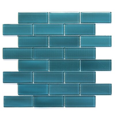 Mardi Gras Glass Brick Joint Mosaic Wall Tile -  Solistone, 9077