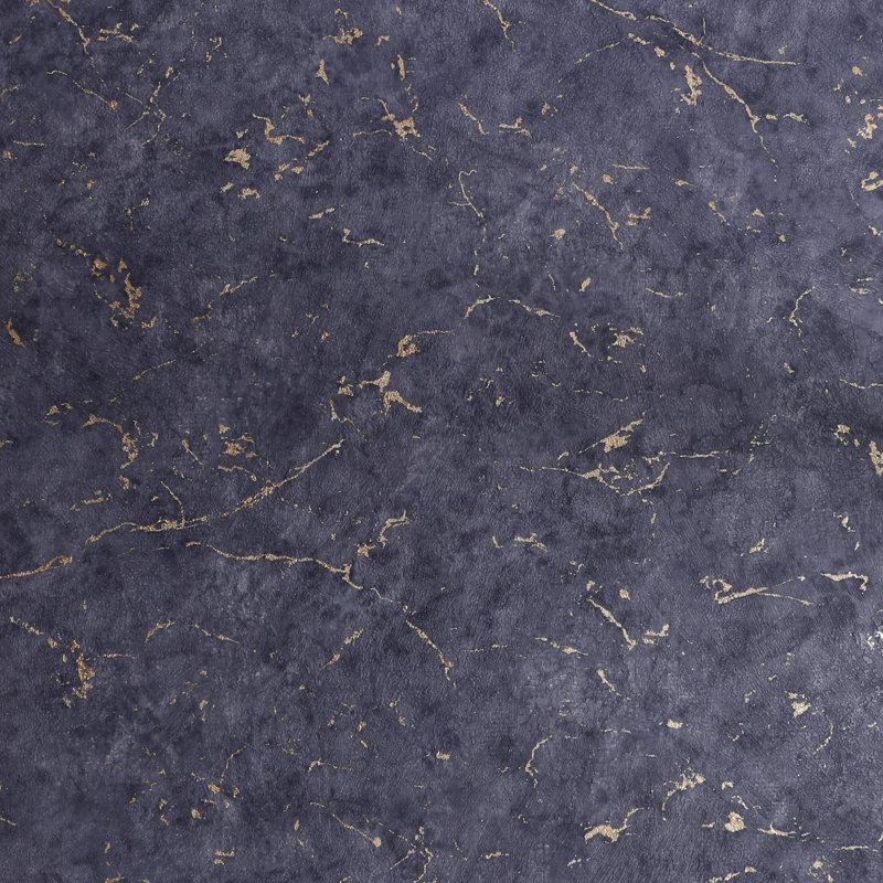 Superfresco Easy Gilded Plaster Copper Textured Plain 10m x 52cm Matte Wallpaper Roll, Navy
