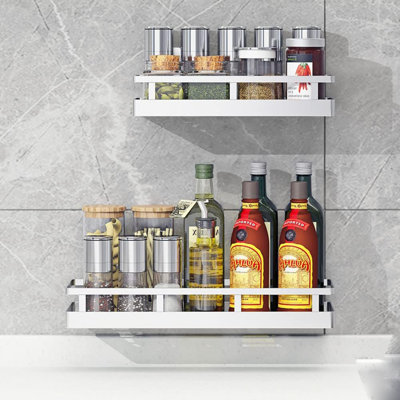 Stainless Steel Wall Mounted Storage Rack