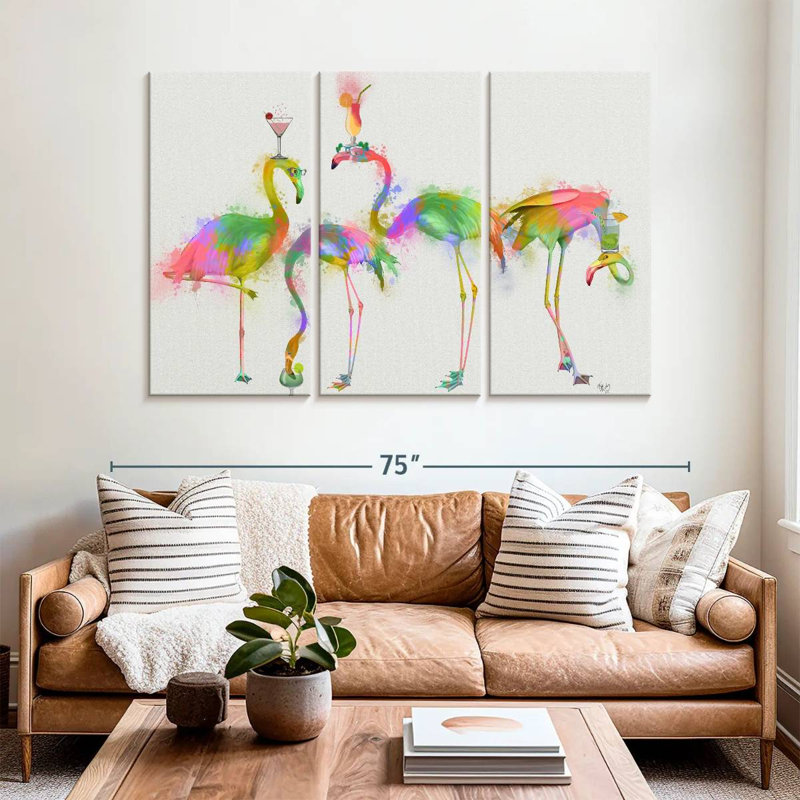 Brampt Rainbow Splash Cocktail Party, 42" H x 65" W