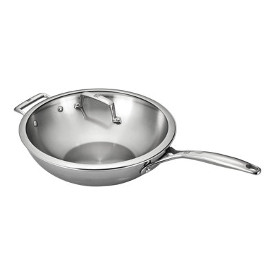 Wok Energy X3 32 cm / 12,5 pouces en acier inoxydable 18/10