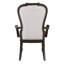 Chaise avec accoudoirs rembourrée Dillmon