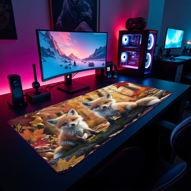 Polyester Desk Pad, 23.6x13.8
