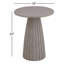 Table d'appoint en aluminium avec base à texture ciseau-107272256-107272257