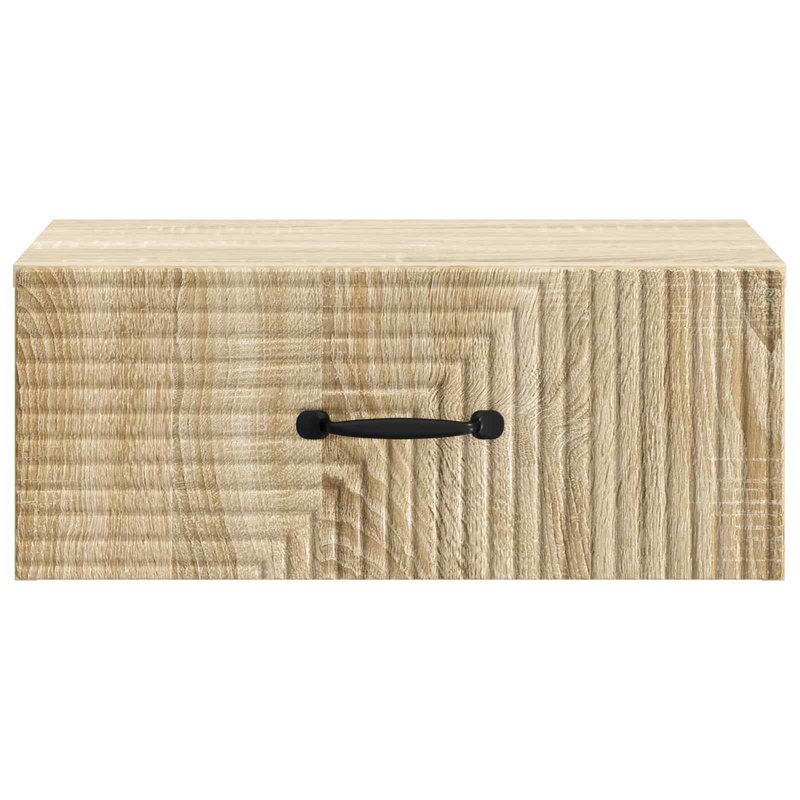 49cm W Manufactured Wood Bedside Table, Sonoma Oak