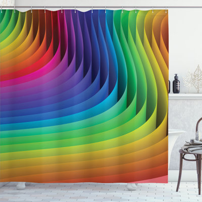Shower Curtain with Hooks Included