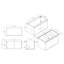 Meuble-lavabo flottant mural avec lavabo 36 po Bern-99813067
