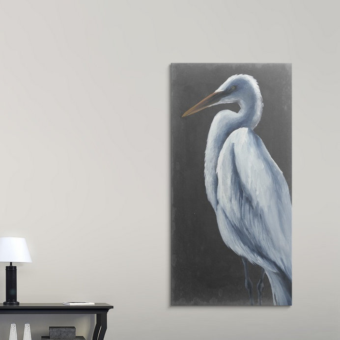 «Herald I» par Grace Popp - reproduction, Cadre blanc, H 56 po x l 32 po x P 1 po